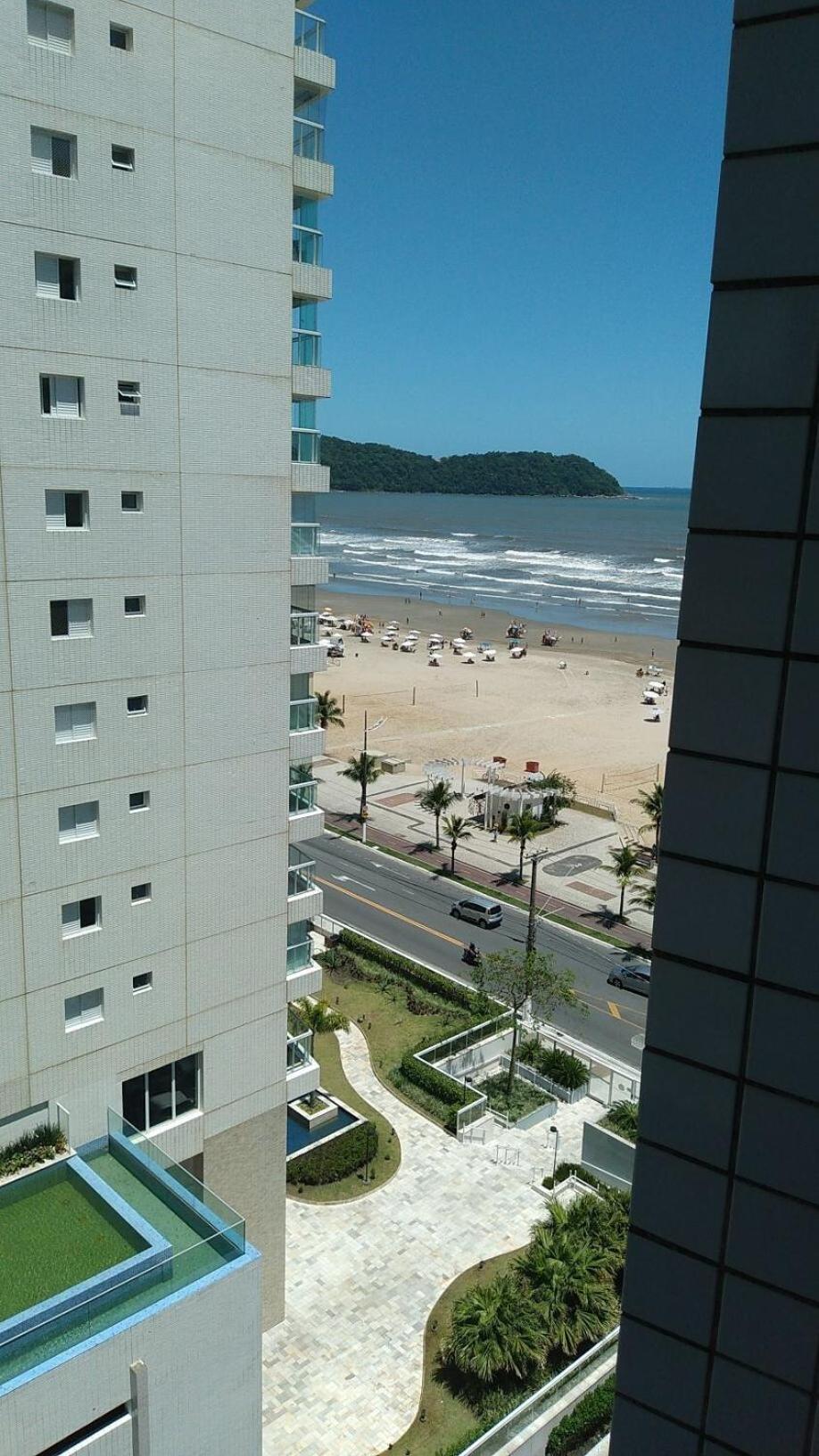 Apto Frente Pra Praia Boqueirao Pg Praia Grande  Eksteriør bilde